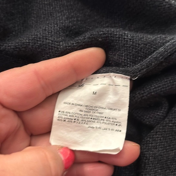 Charcoal gray sweater tunic from old navy - Picture 4 of 4